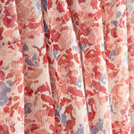 Bambula-Gaze mit Aquarell-Blumenmuster - Ribes y Casals