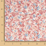 Bambula-Gaze mit Aquarell-Blumenmuster - Ribes y Casals