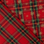 Tartan Goldflake Weihnachten Popeline - Ribes y Casals