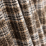 Stoffmantel Braun kariert - Ribes y Casals