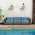 Teflon Outdoor Plane blau gestreift klein 320cm - Ribes y Casals
