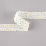 Bias Tape Doggy Stars Blau-Grün 30mm - Ribes y Casals