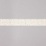 Bias Tape Doggy Stars Blau-Orange 18 mm - Ribes y Casals