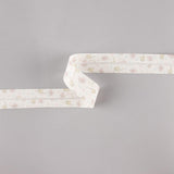 Bias Tape Piggies und Katzen Rosa-Creme 18 mm - Ribes y Casals