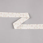 Bias Tape Piggies und Katzen Rosa-Creme 18 mm - Ribes y Casals