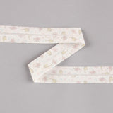 Bias Tape Piggies und Katzen Rosa-Creme 30mm - Ribes y Casals