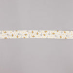Bias Tape Schweine und Katzen Orange-Grau 18 mm - Ribes y Casals