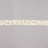 Bias Tape Schweine und Katzen Orange-Grau 18 mm - Ribes y Casals