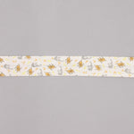 Bias Tape Piggies und Katzen Orange-Grau 30mm - Ribes y Casals