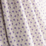 Fliederfarbene Tulpen bedruckter Perkal - Ribes y Casals