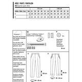 Schnittmuster Burda 6101 Hose - Ribes y Casals