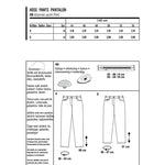 Schnittmuster Burda 6103 Hose - Ribes y Casals