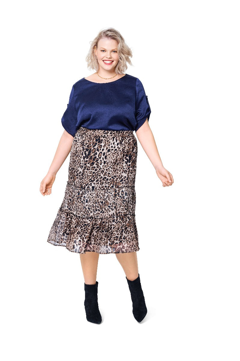 Schnittmuster Burda 6105 Blusen - Ribes y Casals