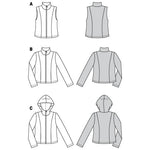 Schnittmuster Burda 6114 Weste und Jacke - Ribes y Casals
