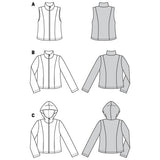 Schnittmuster Burda 6114 Weste und Jacke - Ribes y Casals