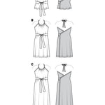 Schnittmuster Burda 6118 Oberteil und Kleid - Ribes y Casals