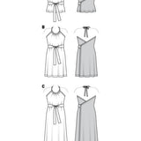 Schnittmuster Burda 6118 Oberteil und Kleid - Ribes y Casals