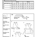 Schnittmuster Burda 6122 Bluse und Kleid - Ribes y Casals