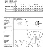 Schnittmuster Burda 6135 Bluse - Ribes y Casals