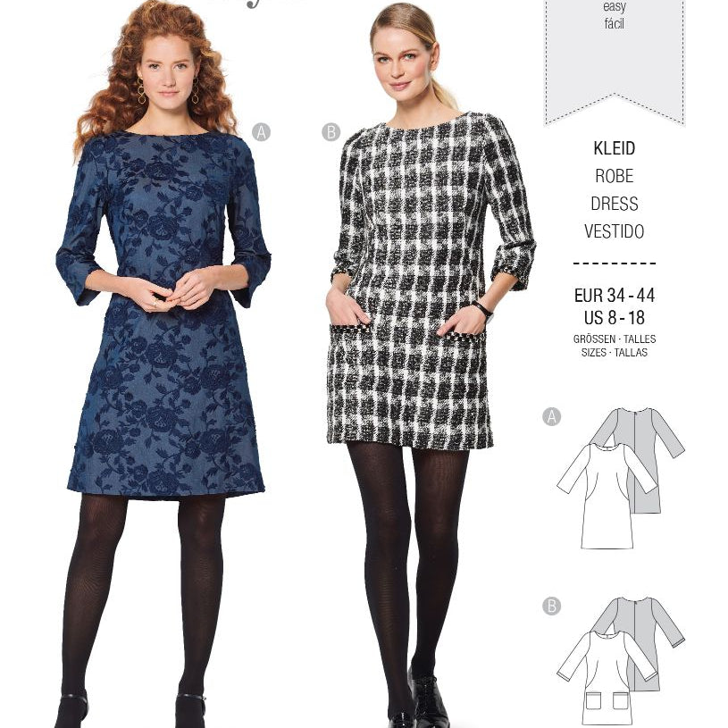 Schnittmuster Burda 6149 Kleid - Ribes y Casals