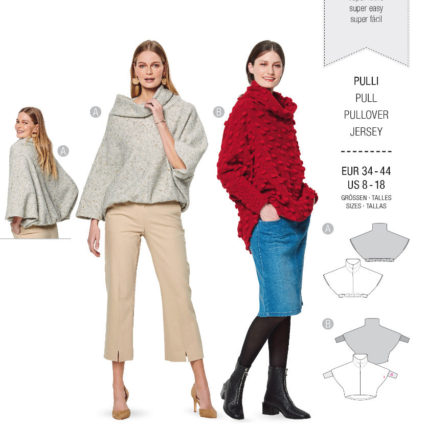 Schnittmuster Burda 6150 Jersey - Ribes y Casals