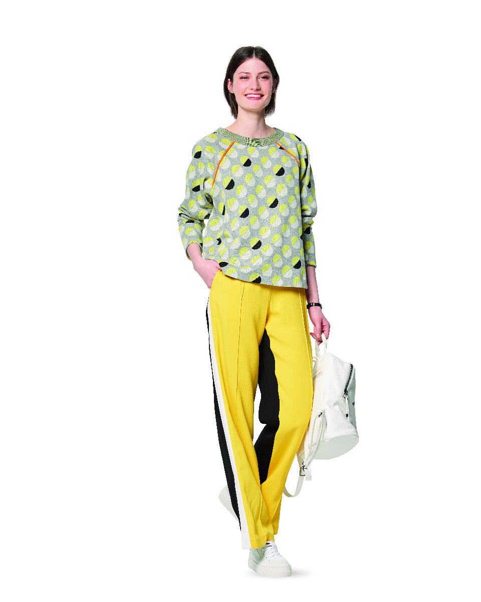 Schnittmuster Burda 6151 Pullover - Ribes y Casals