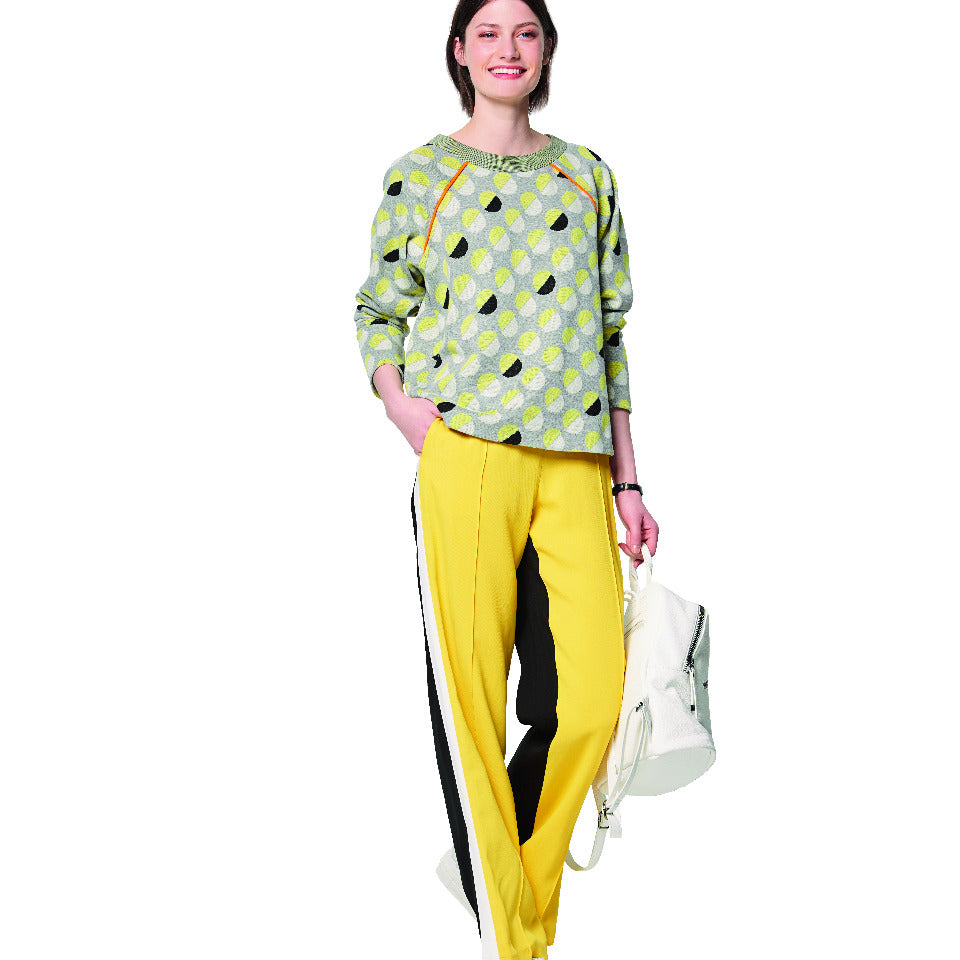 Schnittmuster Burda 6151 Pullover - Ribes y Casals
