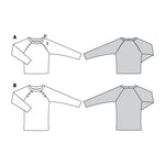 Schnittmuster Burda 6151 Pullover - Ribes y Casals