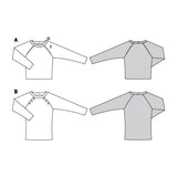Schnittmuster Burda 6151 Pullover - Ribes y Casals