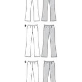 Schnittmuster Burda 6152 Hose - Ribes y Casals