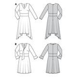 Schnittmuster Burda 6176 Kleid - Ribes y Casals