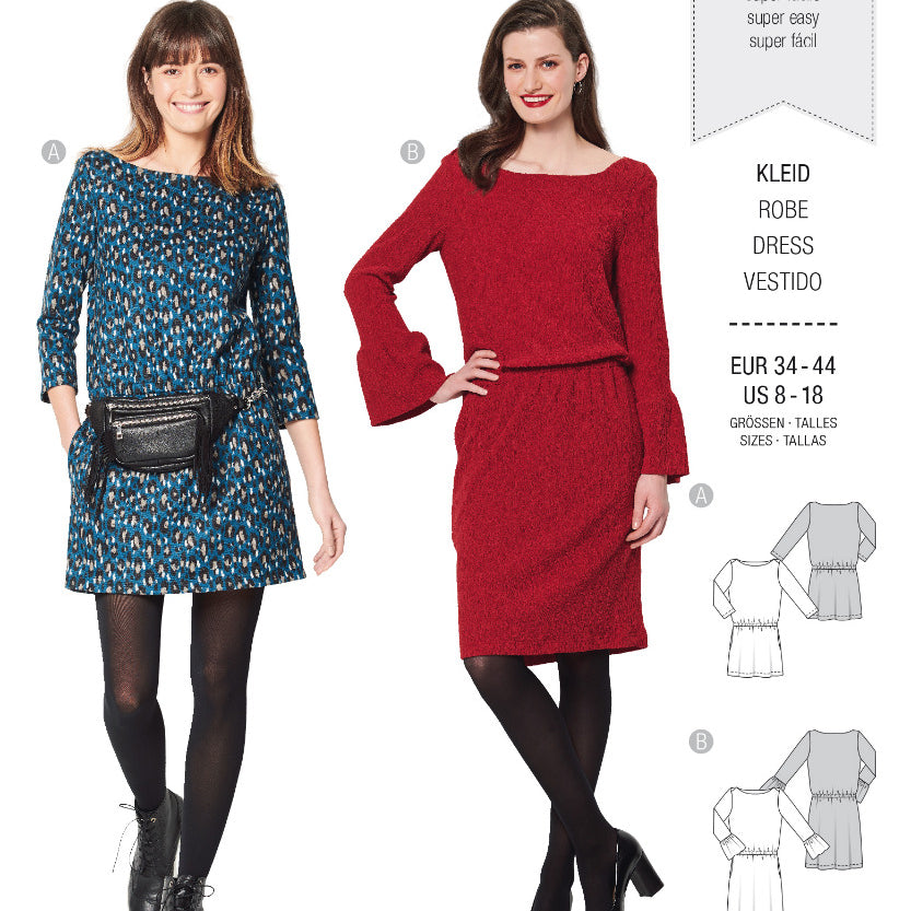 Schnittmuster Burda 6189 Kleid - Ribes y Casals