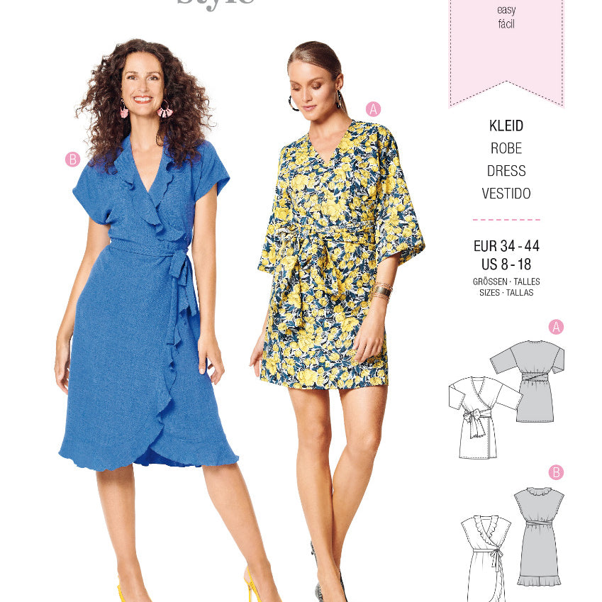 Schnittmuster Burda 6207 Kleid - Ribes y Casals