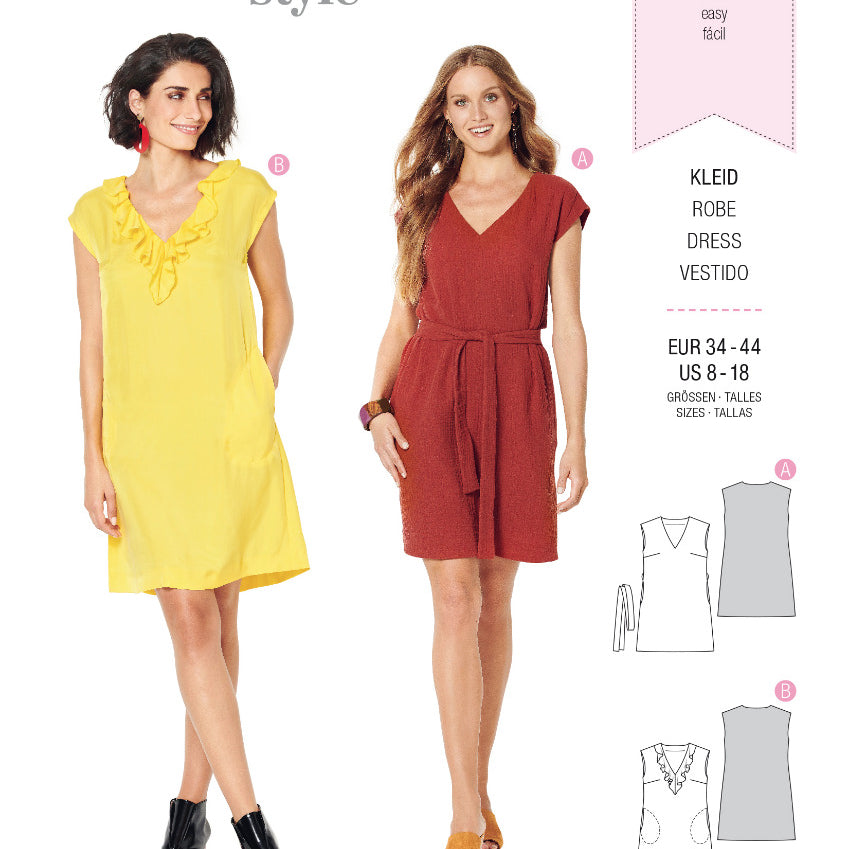 Schnittmuster Burda 6221 Kleid - Ribes y Casals