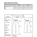 Schnittmuster Burda 6229 Hose - Ribes y Casals