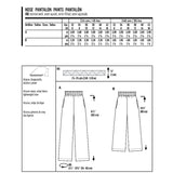 Schnittmuster Burda 6229 Hose - Ribes y Casals