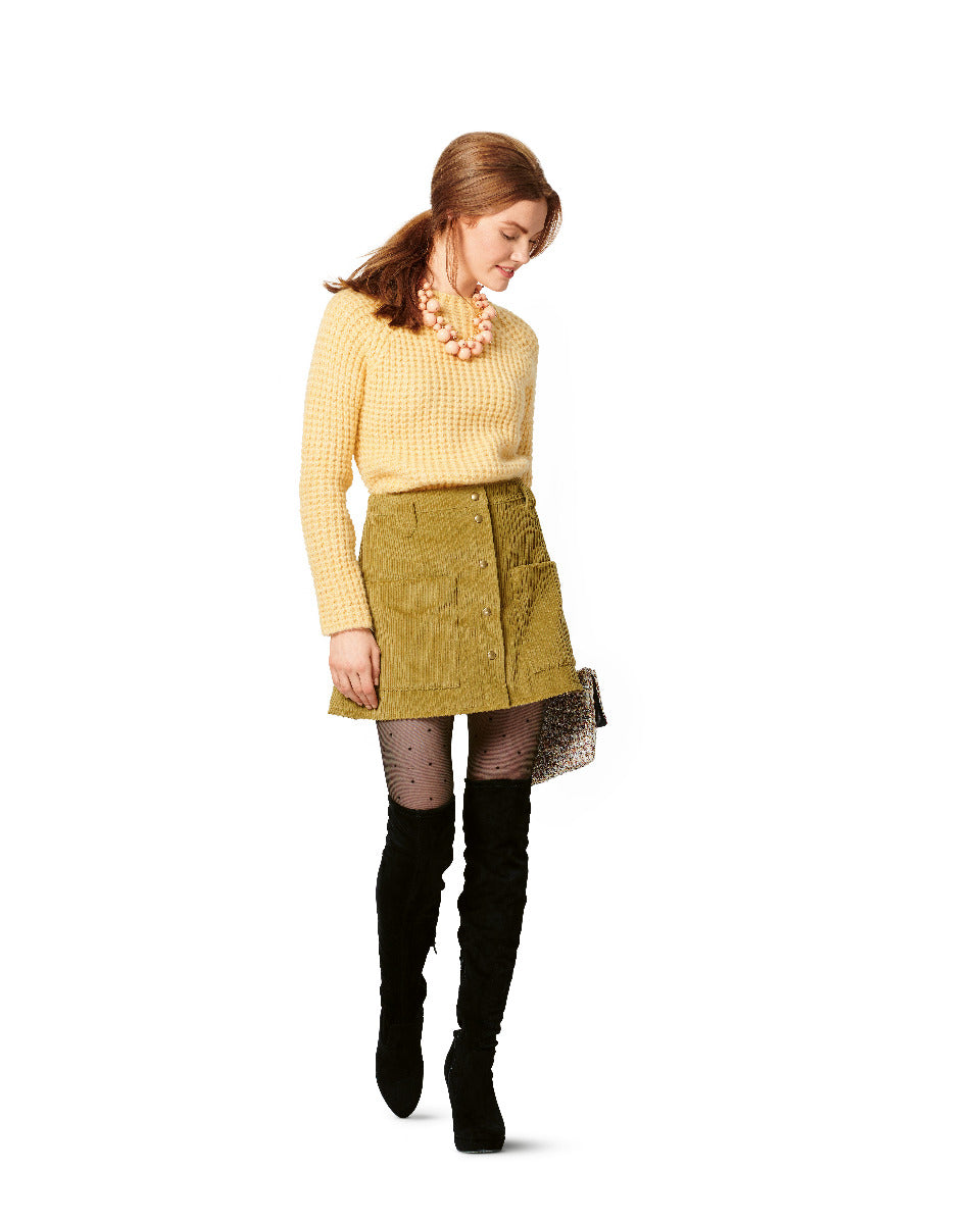 Schnittmuster Burda 6252 Rock - Ribes y Casals