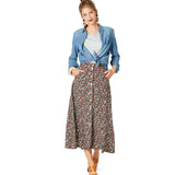 Schnittmuster Burda 6252 Rock - Ribes y Casals
