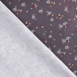 Perkal Blumendruck Lila - Ribes y Casals