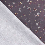 Perkal Blumendruck Lila - Ribes y Casals