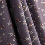 Perkal Blumendruck Lila - Ribes y Casals