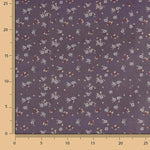 Perkal Blumendruck Lila - Ribes y Casals
