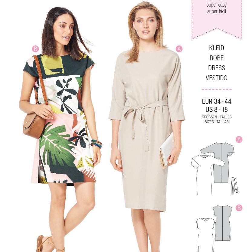 Schnittmuster Burda 6322 Kleid - Ribes y Casals