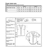 Schnittmuster Burda 6326 Bluse - Ribes y Casals