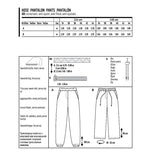 Schnittmuster Burda 6333 Hose - Ribes y Casals