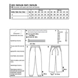 Schnittmuster Burda 6333 Hose - Ribes y Casals