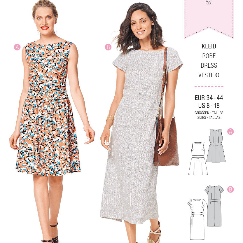 Schnittmuster Burda 6339 Kleid - Ribes y Casals