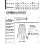 Schnittmuster Burda 6357 Rock - Ribes y Casals