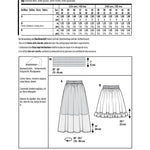 Schnittmuster Burda 6357 Rock - Ribes y Casals