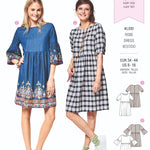 Schnittmuster Burda 6401 Kleid - Ribes y Casals